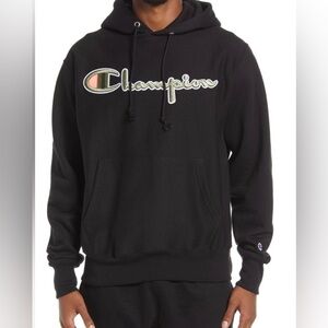 Champion Men's Black Pullover Hoodie